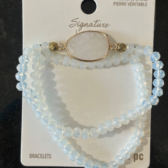 Crystal Stackable Bracelet Set of 2 - Picture 4 of 13